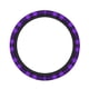 thumbnail image 1 of Balery Purple Buffalo Plaid Fundas elásticas antideslizantes para volante, funda protectora universal para hombre y mujer, 15 pulgadas, accesorios para coche., 1 of 6