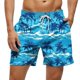 thumbnail image 2 of Kakii Men's Swim Trunks Hawaiian Bathing Mesh Lining Suit Swimsuits Beach Shorts with Pockets, 2 of 6