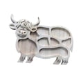 thumbnail image 4 of Flynix Animal Shaped Wood Serving Tray Decorative Platter for Cafe Bar Kitchen Birthday Style B, 4 of 10