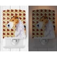 thumbnail image 2 of Caroline's Treasures SS4378CNL Fox Terrier Fall Leaves Portrait Ceramic Night Light, 6x4x3", multicolor, 2 of 2