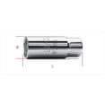 thumbnail image 1 of Beta Tools 009560011 956 C 17 - 8.5 in. Spark Plug Sockets Hexagon, 1 of 1