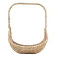 thumbnail image 4 of Household Essentials Woven Seagrass Flower Basket with Detachable Handle, 4 of 5