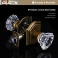thumbnail image 4 of Poignées de Porte en Verre CLCTK Vintage Cristal Intimité 1 Pack, 4 of 6
