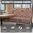 thumbnail image 4 of Aplkyhs Mandala RV Dinette Cushions Stretchable RV Decor Comfortable Slip Covers for Loveseat Stylish Travel Trailer Accessories Camper Must Haves, 4 of 7
