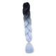 thumbnail image 2 of Jumbo de pelo trenzado de ganchillo, extensión sintética de 23,62 pulgadas, extensión de pelo trenzado sintético para uso diario en fiestas y v B37, 2 of 8