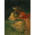 thumbnail image 3 of Robert Loftin Newman 14x18 Black Modern Framed Museum Art Print Titled - The Letter, 3 of 5