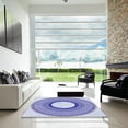 thumbnail image 7 of Ahgly Company Machine Washable Indoor Rectangle Transitional Heavenly Blue Area Rugs, 6' x 9', 7 of 7