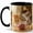 Black, variant on Playful Kittens Coffee Mug, Yarn Ball Cat Lover Cozy Home Design, 11 oz Ceramic Cup
