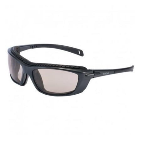 Bolle Safety 286-40278 Baxter Series Safety Glasses, CSP Polycarbonate Lenses, Gray Frame