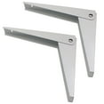thumbnail image 1 of 2pcs Folding Right Angle Shelf Brackets Wall Mounted Storage Rack Supports, 1 of 8