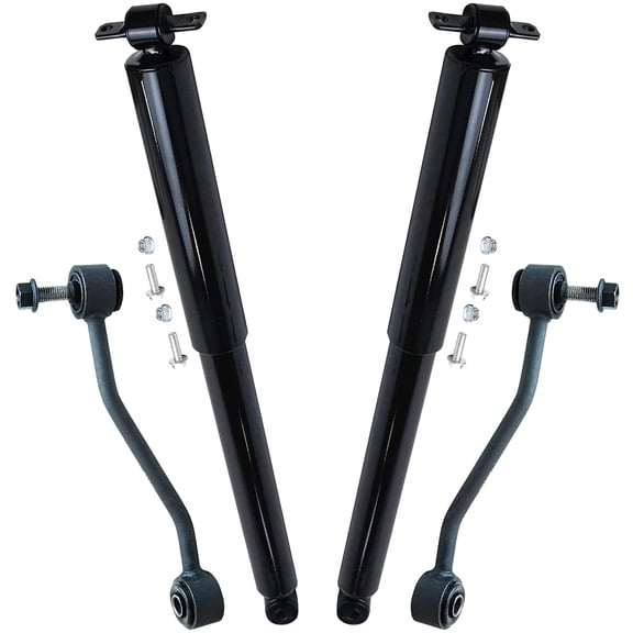 Detroit Axle - Rear Shocks Absorber Sway Bars for 1995-2001 Ford Explorer Mercury Mountaineer 1996 1997 1998 1999 2000 Replacement
