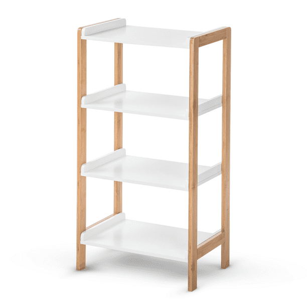 White Bookcase Shelf 4 Tier Shelving, Argos Home Porto 2 Shelf Solid Wood Bookcase