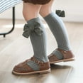 thumbnail image 1 of AURIGATE Clearance! Baby and Toddler Socks Baby Toddler Kids Socks Cartoon Holiday Winter Warm Cotton Socks Bow Thick Stockings Long Socks, 1 of 2
