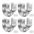 thumbnail image 1 of Soportes de barra de armario de acero inoxidable Soportes de barra de cortina de metal Soportes de soporte, 1 of 8
