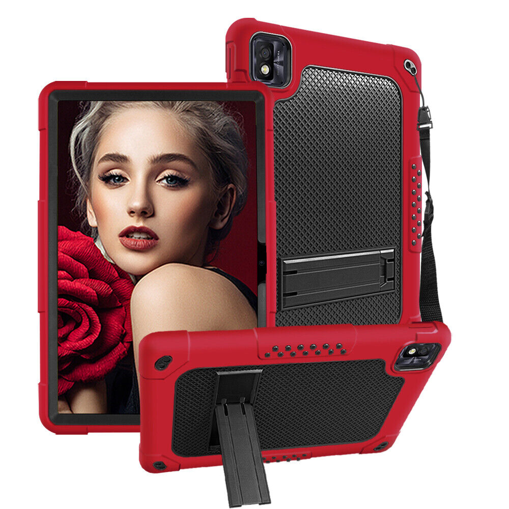 Doemoil for TCL TAB10 5G 9183W / for TCL TAB 10s 10.1" FHD Tablet Case Silicone Rubber Had Back