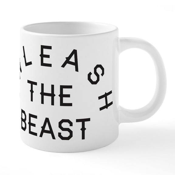 CafePress - Unleash The Beast - 20 Oz White Ceramic Mega Mug