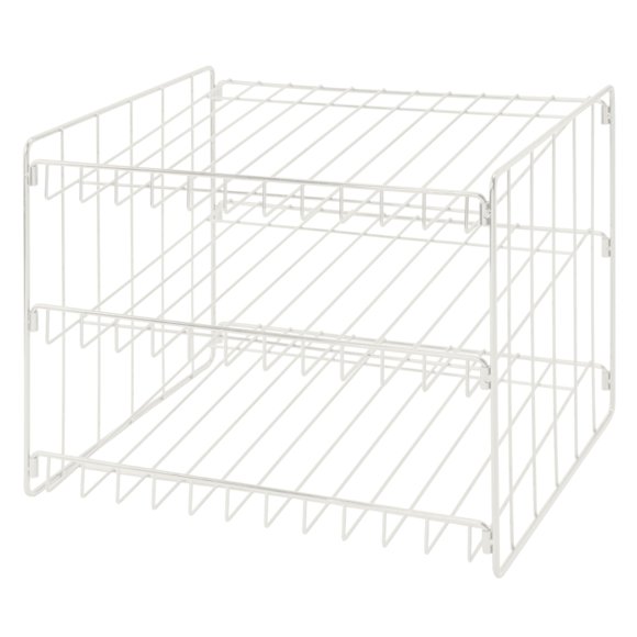 Estante para latas Kitchen Details 37x29x28 cm, blanco, 3 niveles