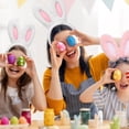 thumbnail image 7 of ‌Alaiyaky Bunny Ears Headband, Easter Plush Rabbit Ears Headband Bunny Teeth Bunny Cosplay Costume Fancy Dress Up Accessories Easter Egg Hunt Decorations Party Spring Celebrations, 7 of 7