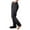 Black, variant on yuCgh Men's and Women's Same Style Plush Thick Stockings, Footed Warm Sleepwear Pants with Elastic Waist,Black L