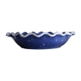thumbnail image 4 of Pie Plate Snowman Blue Ceramic Plate Debra Kelly | Renovator's Supply, 4 of 8