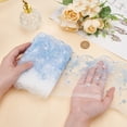 thumbnail image 3 of 5 Yards Polyester Embroidery Shell Lace Ribbon Clothing Decoration Light Steel Blue 6~6-3/4 inch(153~170mm), 3 of 6