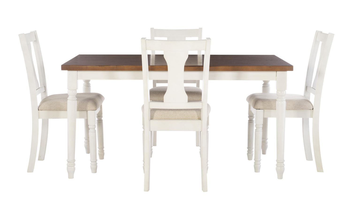 Weston 5-Piece Dining Set, Brown