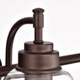 thumbnail image 4 of RADIANCE goods Transitional 4 Light Oil Rubbed Bronze Bath Vanity Fixture 30" Wide, 4 of 9