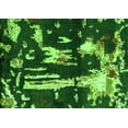 thumbnail image 1 of Ahgly Company Indoor Rectangle Oriental Green Modern Area Rugs, 2' x 4', 1 of 4