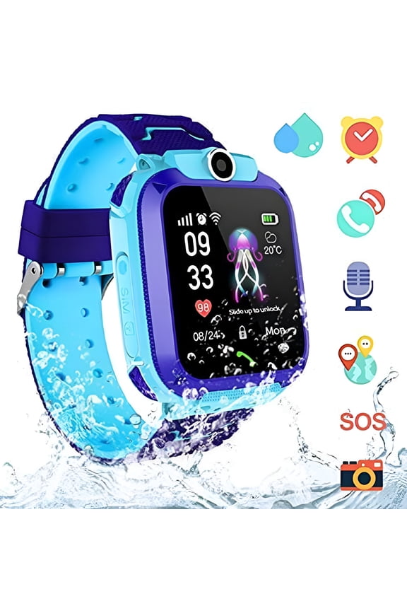 2026 New Kids Smartwatch,Waterproof Smartwatch for Kids with Quick Dial,Sos Call,Camera Anti-Lost Calling Phone Watches,Birthday Gift Game Watch for Boys and Girls