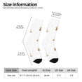 thumbnail image 2 of Vsdgher Rabbit Blowing Dandelions Crew Socks for Men & Women, Breathable Casual Athletic Ankle Socks, 2 of 6