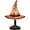 Red, variant on Yucurem 7.1" Gothic Witch Hat Lamp, Stained Glass Resin Nightstand Night Lights, Spooky Halloween Decor (Green)