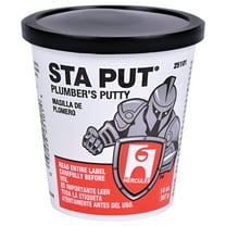 Oatey 14 oz. Plumber's Putty Non-Hardening Sealant in Tan - 25101