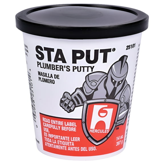 Oatey 14 oz. Plumber's Putty Non-Hardening Sealant in Tan - 25101