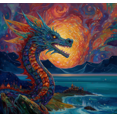 thumbnail image 1 of Kit de Peinture Diamant Dragon Dangereux, 1 of 3