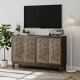 thumbnail image 3 of Vintage Sideboard Buffet Cabinet with Storage, Large Accent Cabinet Sideboard With 4 Doors, Storage Cabinet with Storage Console Table, For Kitchen Dinning Room Living Room Hallway Or Entryway, 3 of 5