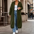 thumbnail image 6 of Womens Fall Long Coats Solid Color Hooded Zip Up Cardigan Oversized Drawstring Hem Maxi Hoodie Coat with Pockets XXL, 6 of 9