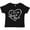 AB-Black, variant on I Love My Aunt and Uncle in White Chalk Heart Boys or Girls Toddler T-Shirt