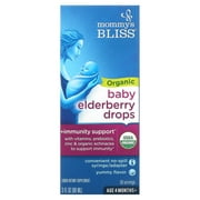 Mommys Bliss Organic Baby Elderberry Drops, Health Immunity Support, Unisex, 3 fl oz