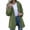 Army Green, variant on Ozmmyan 2026 Womens Mid-Length Waterproof Hooded Windbreaker Long Sleeve Rain Jacket with Drawstring