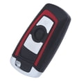 thumbnail image 4 of Carcasa para llavero con llave pequeña plateada, repuesto rojo/negro para 550i GT 2010?2011, 4 of 8