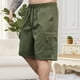 thumbnail image 5 of Ceisia Men's Relaxed Minimalist Cargo Gift Casual Shorts Drapey 3D Pockets Multi-Color, 5 of 8