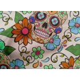 thumbnail image 4 of oneOone Cotton Poplin Beige Fabric Floral & Skull Sewing Fabric By The Yard Printed Diy Clothing Sewing Supplies 42 Inch Wide, 4 of 4