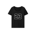 thumbnail image 2 of Camiseta para mujer Fernando cuello redondo elegante verano S, 2 of 7