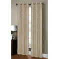 thumbnail image 4 of Calypso Embossed Textured Room Darkening 76" x 84" Grommet Curtain Panel Pair, 4 of 6