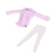 thumbnail image 2 of Ropa de femenino a escala 1/6 de moda, conjunto de camisa de traje de uniforme para mujer ropa de muñeca de figura para figuras de mujer de 12 Rosa y blanco Baoblaze Traje de muñeca femenina, 2 of 8