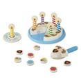 thumbnail image 3 of Melissa & Doug Birthday Party Cake - Wooden Play Food With Mix-n-Match Toppings and 7 Candles, 3 of 8