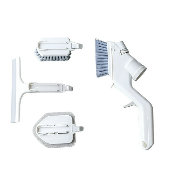 TIMIFIS Cleaning Brush Water Spray Cleaning Set with Glass Scraper Cleaning Brush Sponge Brush Tools&Home Improvement