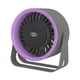 thumbnail image 2 of Ventilador de escritorio ventilador personal compacto de montaje de pared ligero ventilador portátil ventilador portátil para viajes de viaje Dormo de Gris, 2 of 8