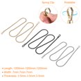 thumbnail image 2 of Hierro Plano Cadena Correas, 47 3uds Monedero Reemplazo Accesorios con Hebillas para Hombro Bolsos Cruzado Cuerpo DIY (Oro Tono+Plateado Tono+Oscuro Gris), 2 of 6