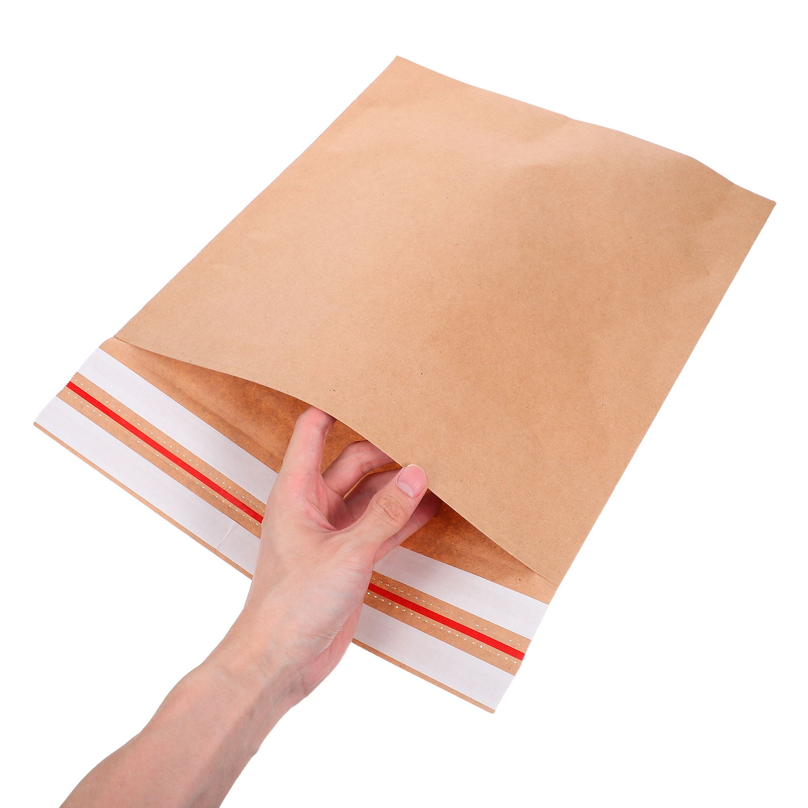 BESTYASH 10-Pack Kraft Paper Shipping Bags for Efficient Packing, Daily Use, Clothing, Accessories, and